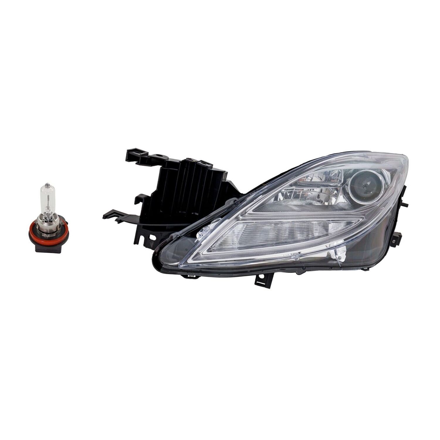 Headlamp Kit For 2009-2010 Mazda 6 Driver Side