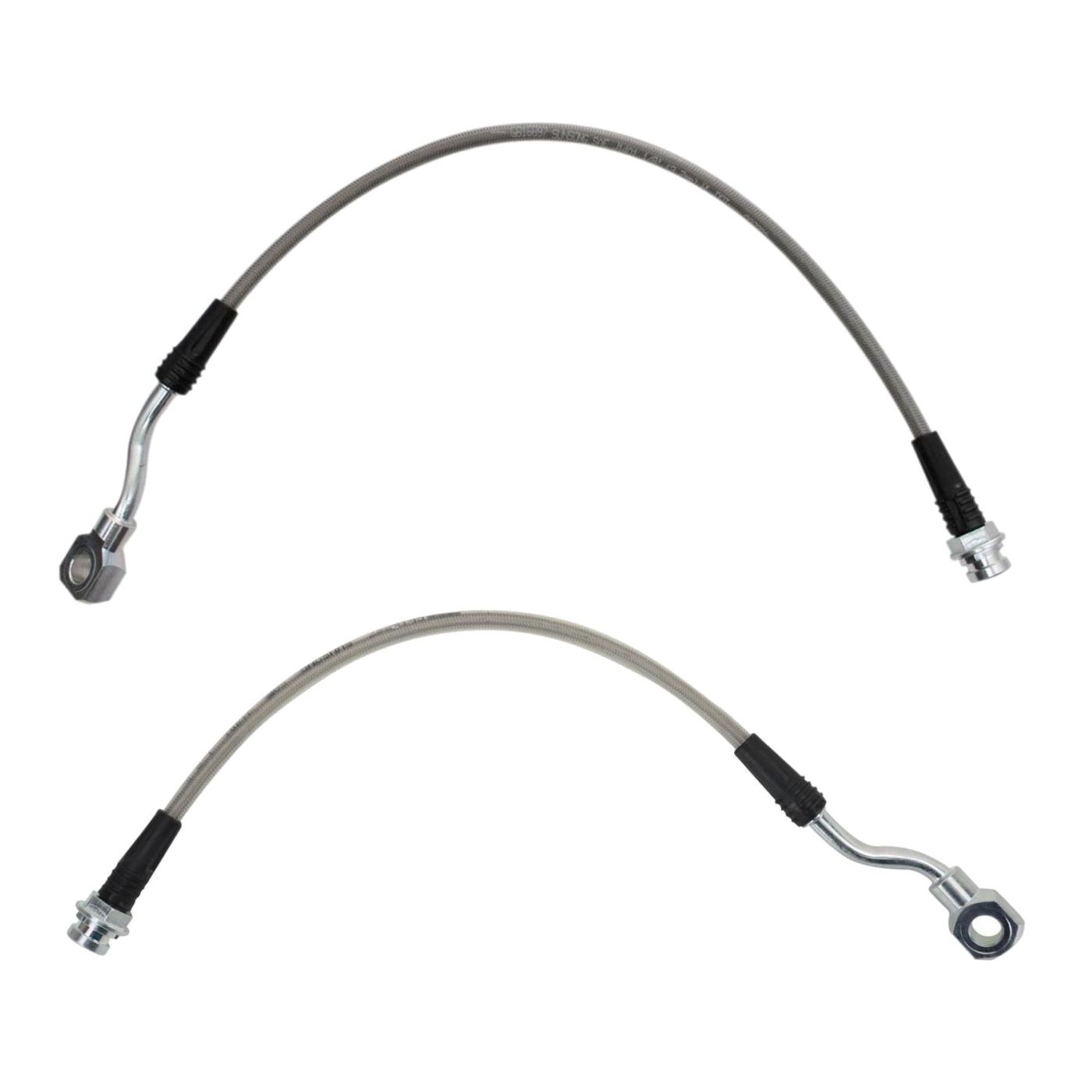 For 01 Silverado 2500 HD GMC 02 Sierra 1500 HD Stainless Steel Rear Brake Hose