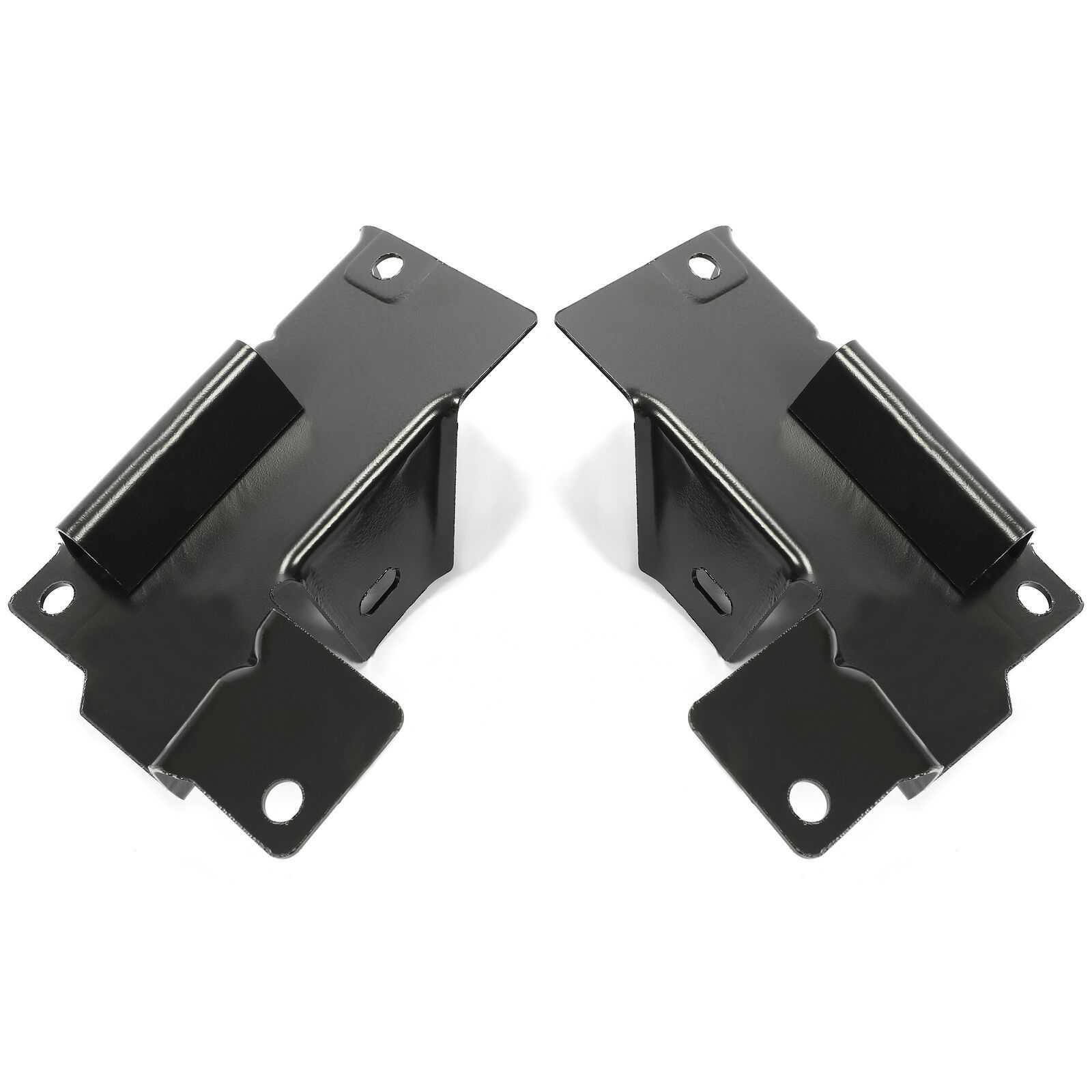 4PCS Front Steel Bumper Brackets Set For Chevy 03-06 Chevy Silverado 1500-3500