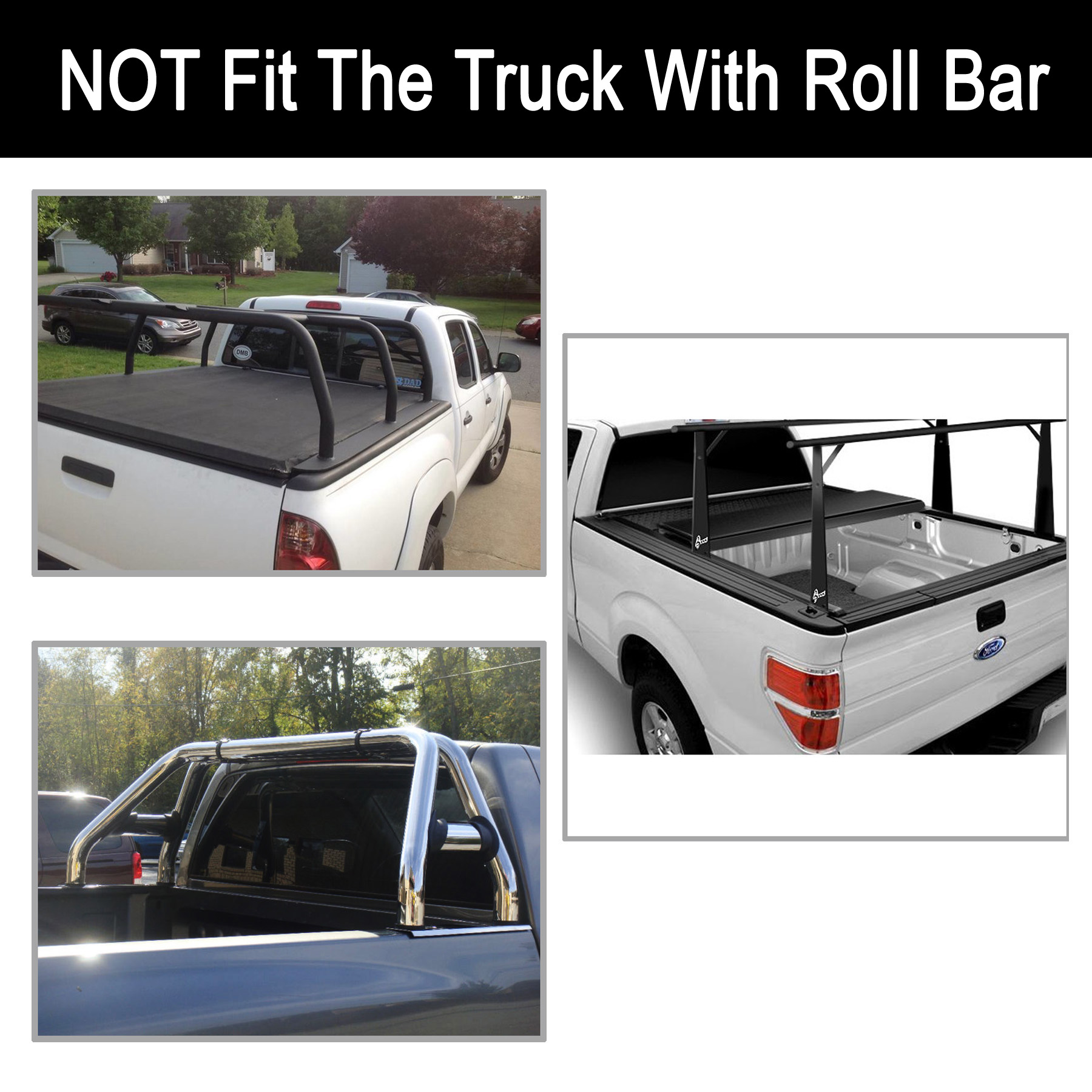 4'6" Bed Soft Lock & Roll Up Truck Bed For 2022-now Ford Maverick Tonneau Cover