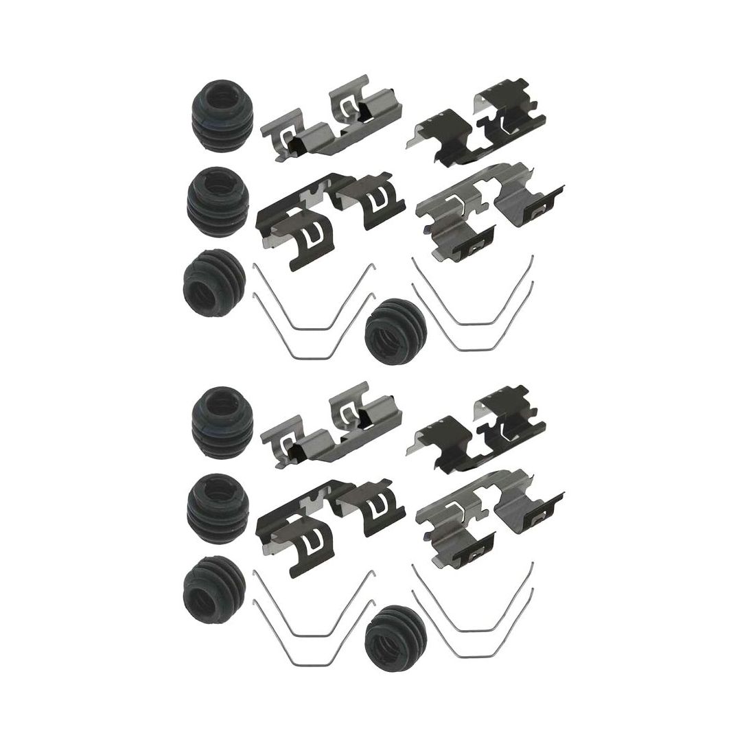 2 Sets Of - For Acura 2009-2010 TSX Honda 2008-2010 Accord Disc Brake Hardware Kit