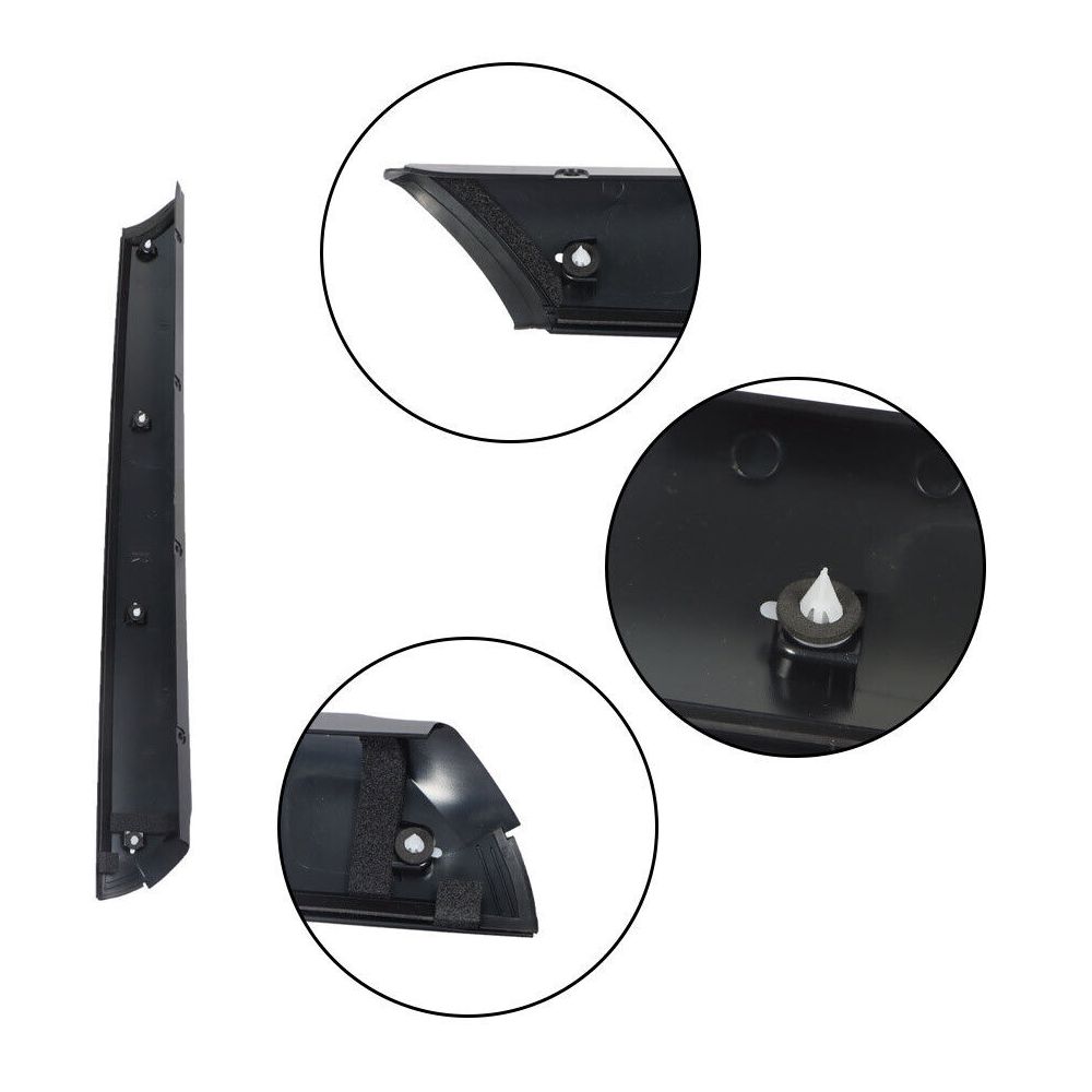 Right Side Front Windshield A-pillar Black Panel For Land Rover 03-12 Range Rover