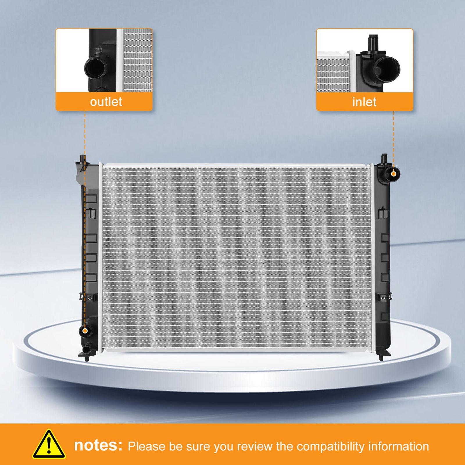 Aluminum Radiator For MPV A86490-10169232 4-Door 3-Door 3.0L CU2768 MA3010197