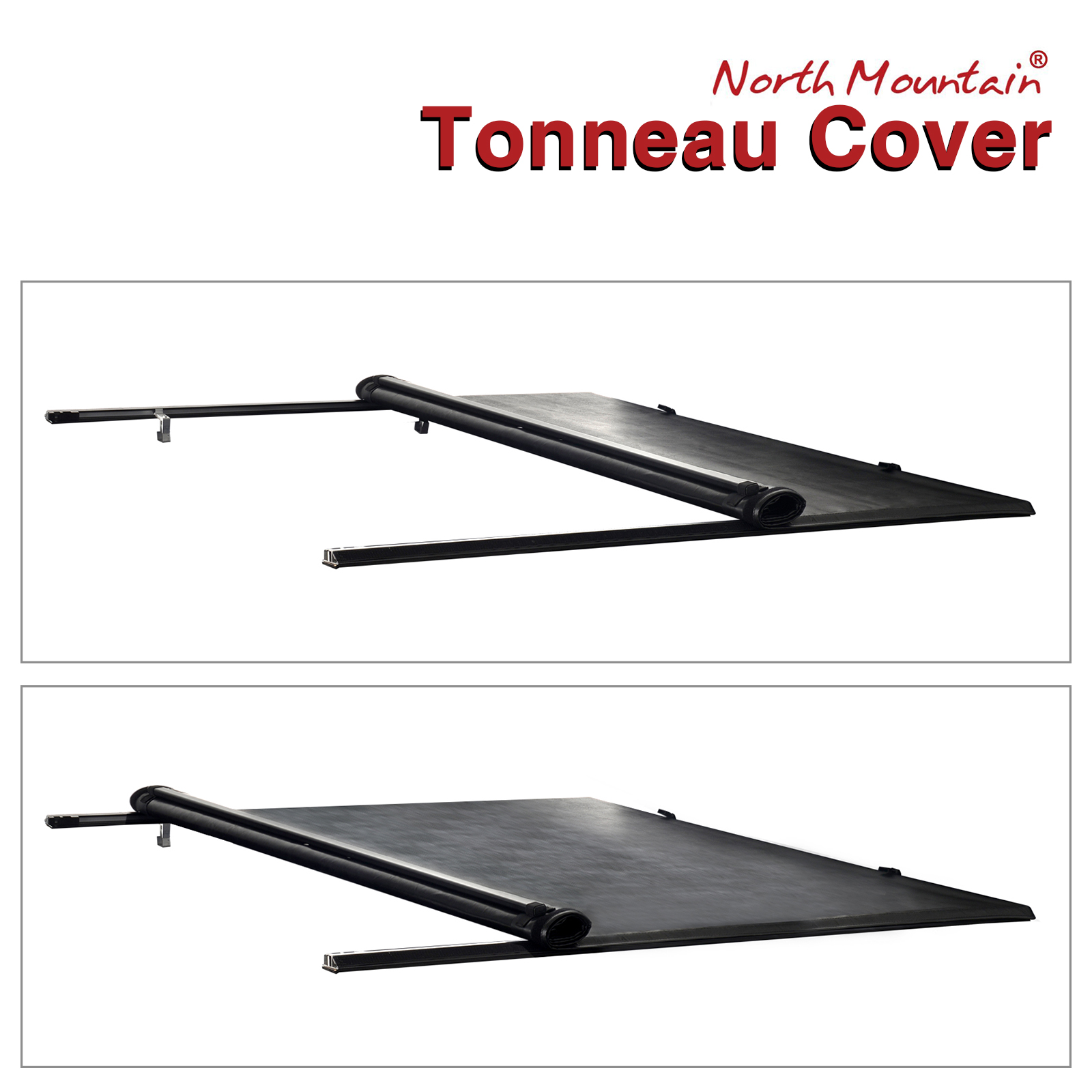 4'6" Bed Soft Lock & Roll Up Truck Bed For 2022-now Ford Maverick Tonneau Cover