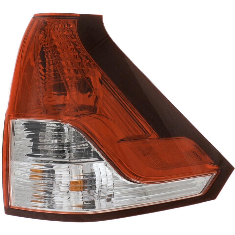 Halogen Tail Light Set For 12-14 CR-V Lower Clear/Red W/ Bulbs 2Pcs
