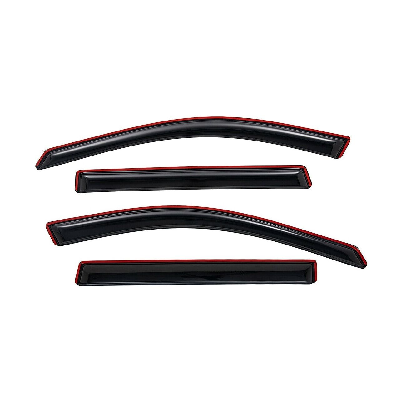 4pcs In Channel Style Sun Rain Window Visors Visor For 194485