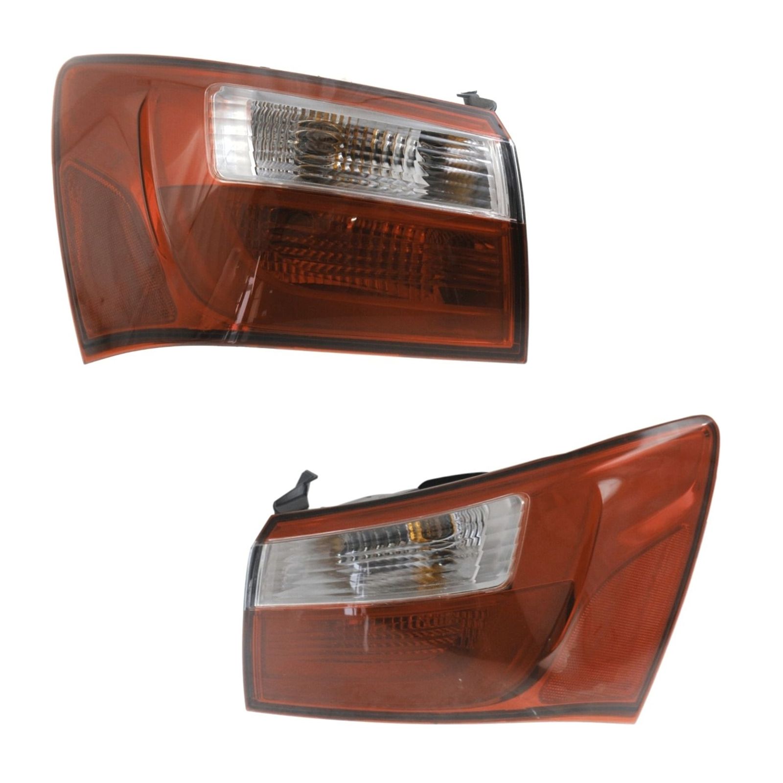 Tail Light For Kia 2012-2017 Rio Sedan Set Of 2 Driver And Passenger Side Outer