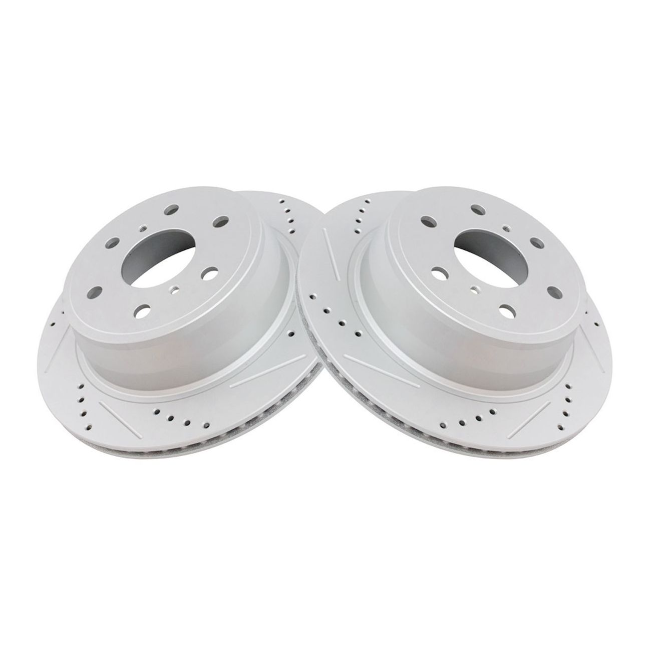 Drilled & Slotted Rear G-Coated Disc Brake Rotor