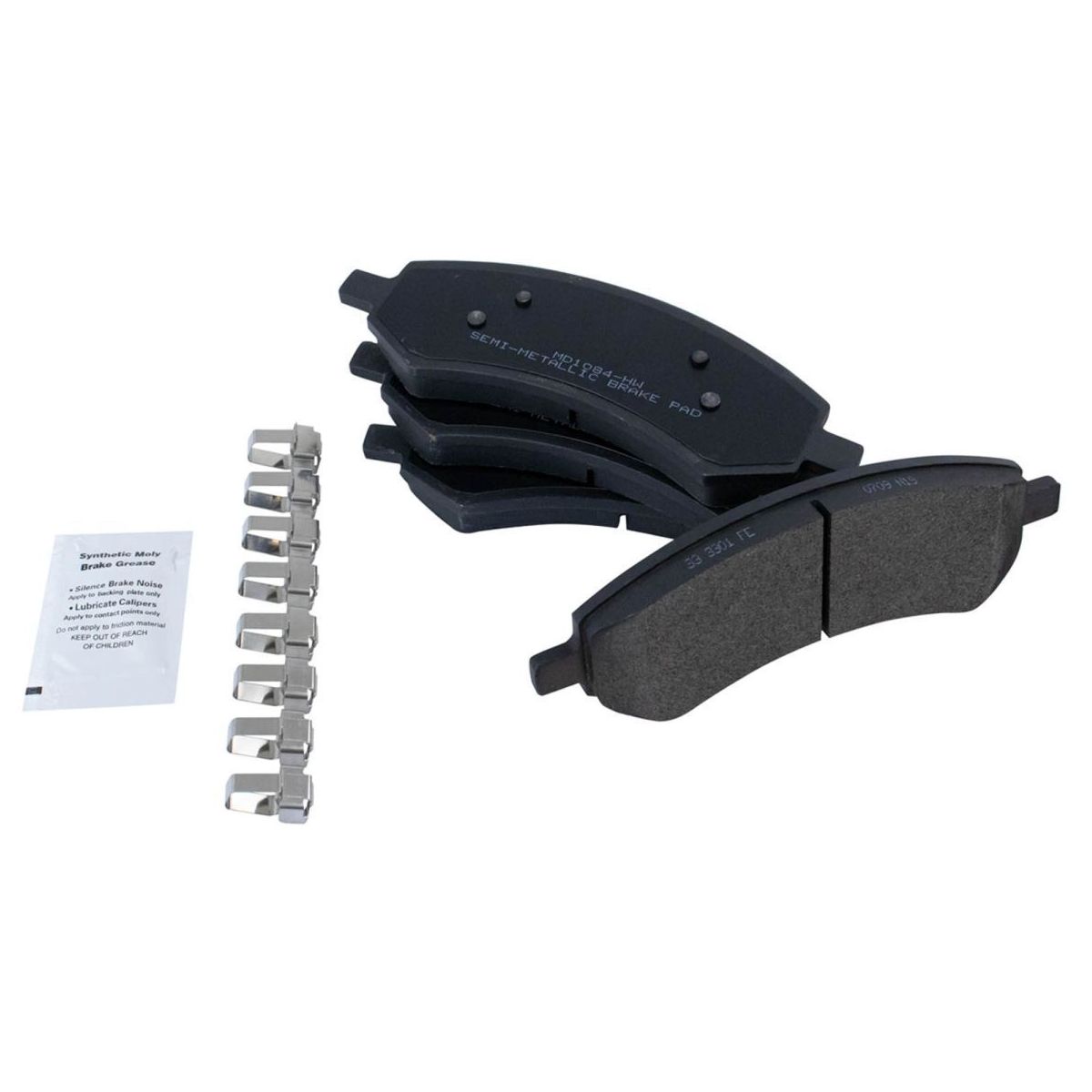 For 11 Dakota Crew Cab Pickup Front Premium Metallic Brake Pad & Rotor Kit W/