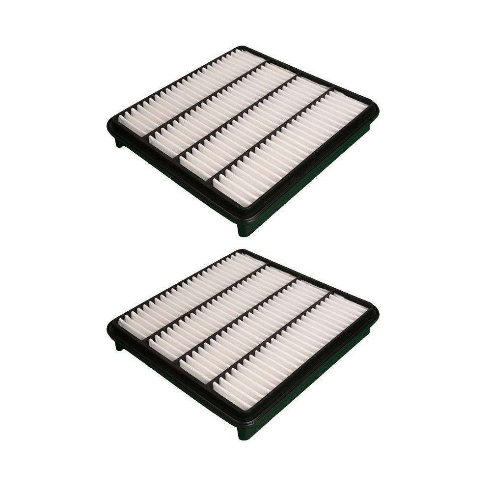 2 Sets Of - Engine Air Filter Cleaner Element For 2007-14 LX570 Land Cruiser Sequoia