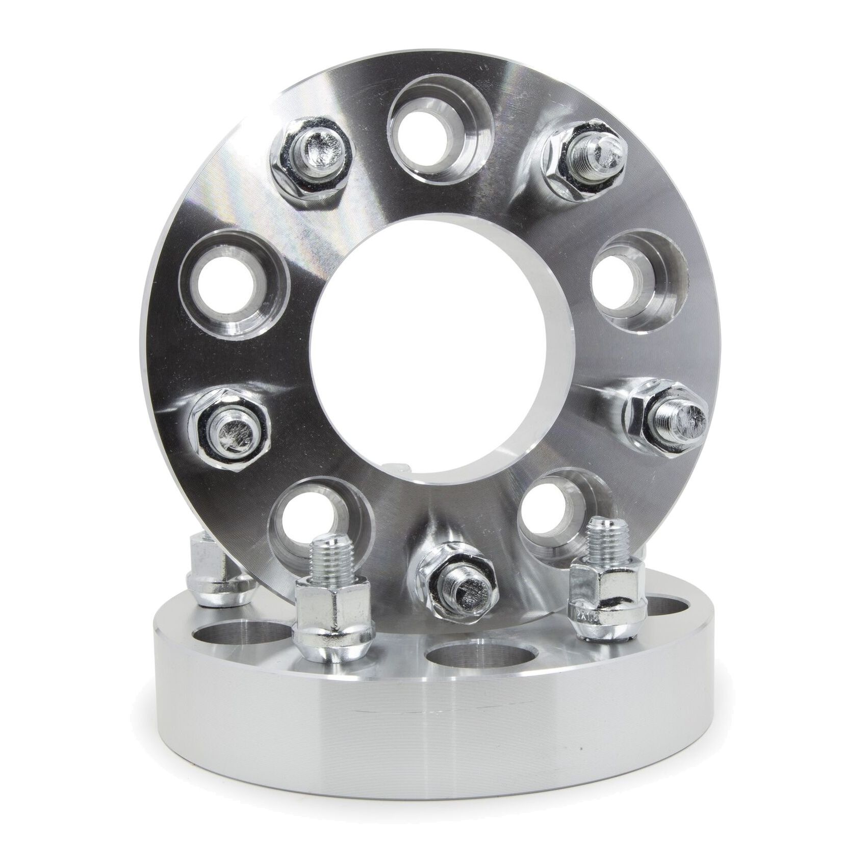 2 Wheel Spacers 5x4.75 1" Thick With 7/16 Studs For Chevrolet