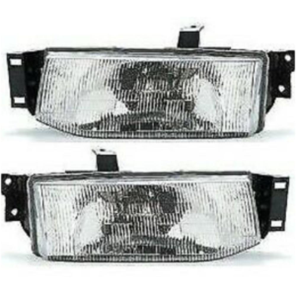 2 Sets Of - Headlights Headlamps Left & Right Set For 1991-96 Escort