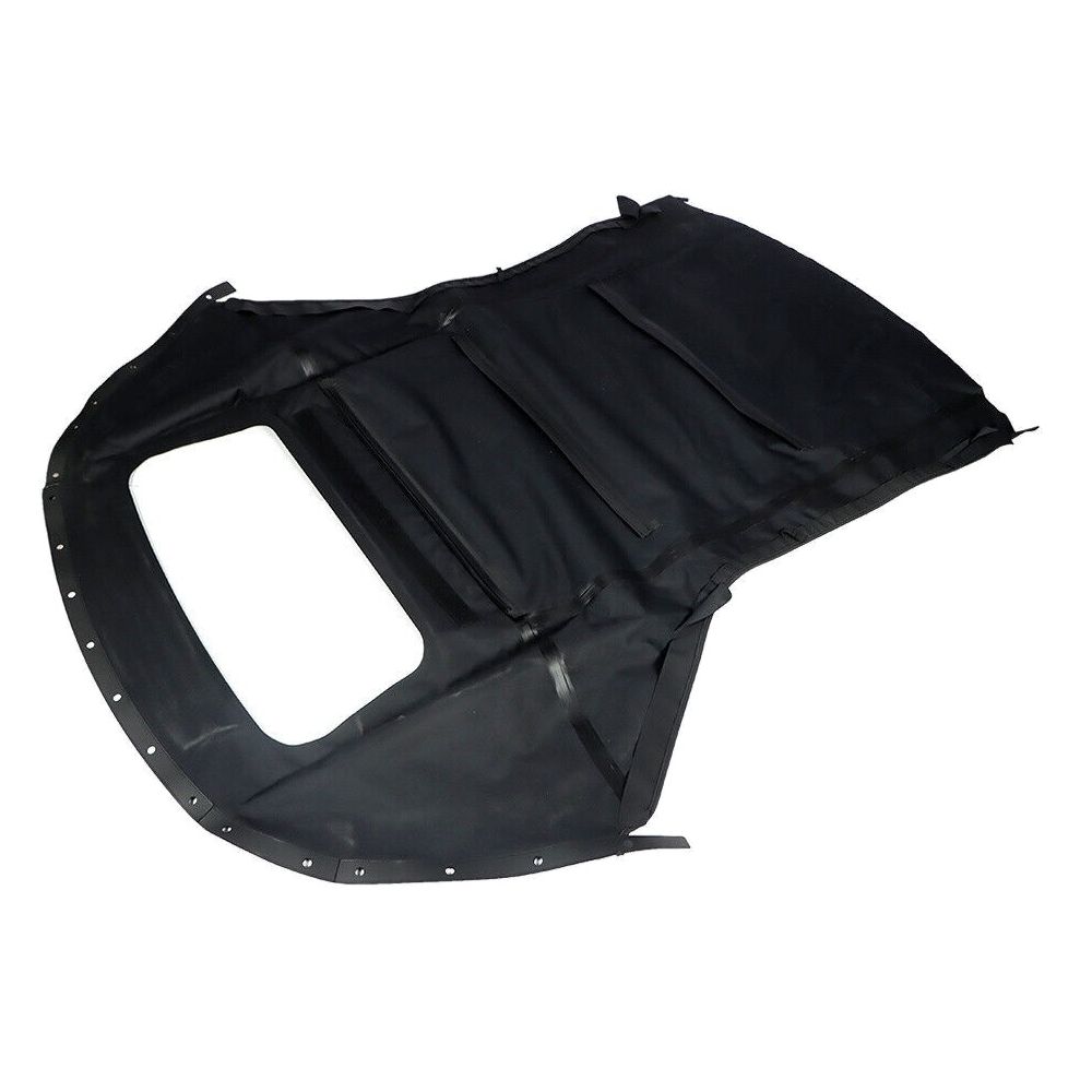 For Chrysler 2004-2006 Sebring Base Black Sailcloth Soft Top & Plastic Window