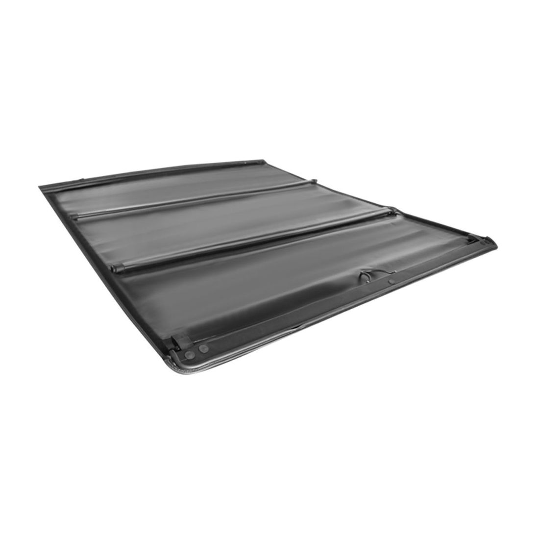 5.5FT Soft Roll Up Truck Bed Tonneau Cover For TITAN 16-22 Nissan Titan W/ LED