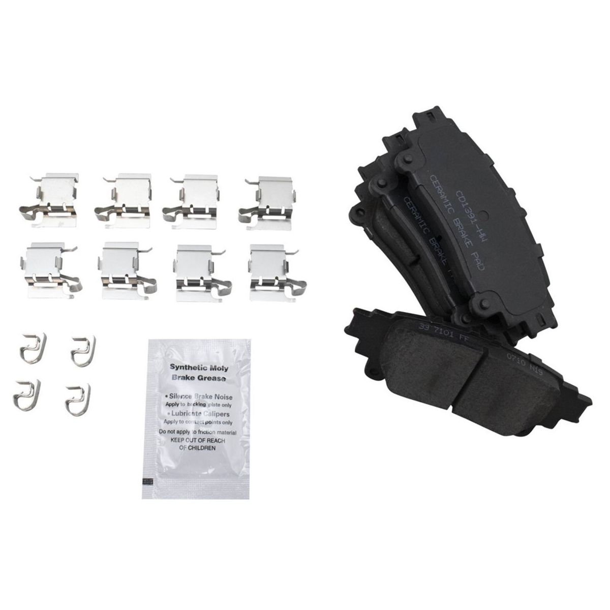 For 2010-2015 RX350 Base Front & Rear Ceramic Brake Pad & Coated Rotor Kit W/