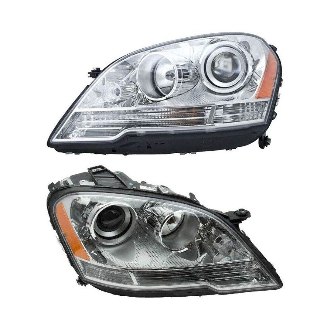 2pcs LH&RH Halogen Headlight Assembly For 2008-2011 ML350 4Matic X164 ML
