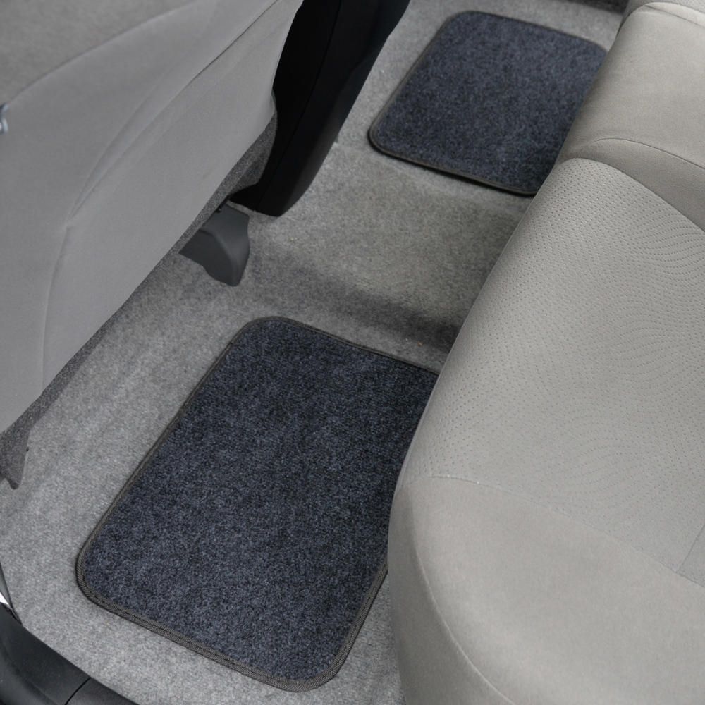 Dark Gray Car Floor Mats Liner Pads Mat Standard For 95-17 A6 4pc Auto Interior