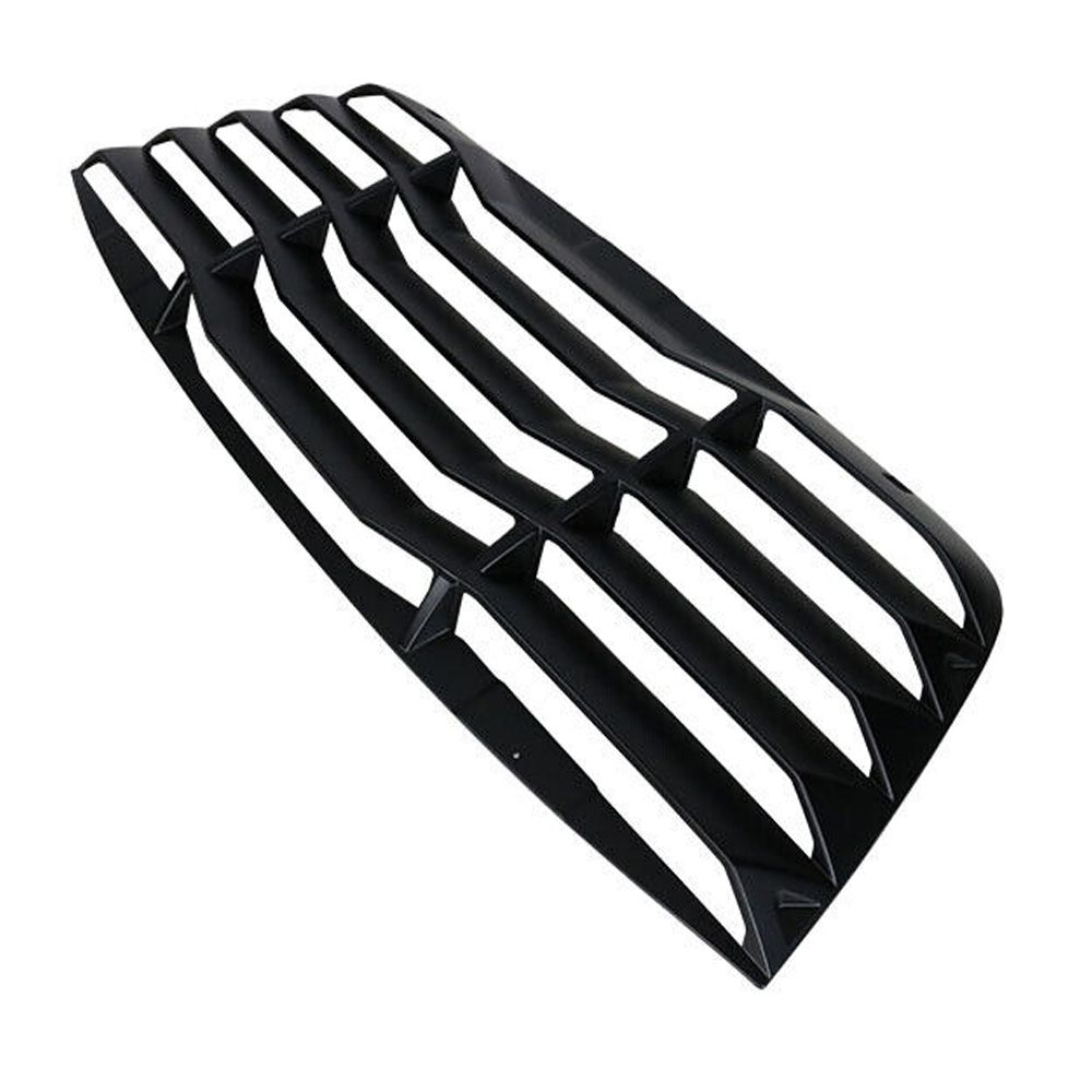 For Dodge 08-23 Challenger Rear Window Louver Cover Sun Visor Shade Matte Black