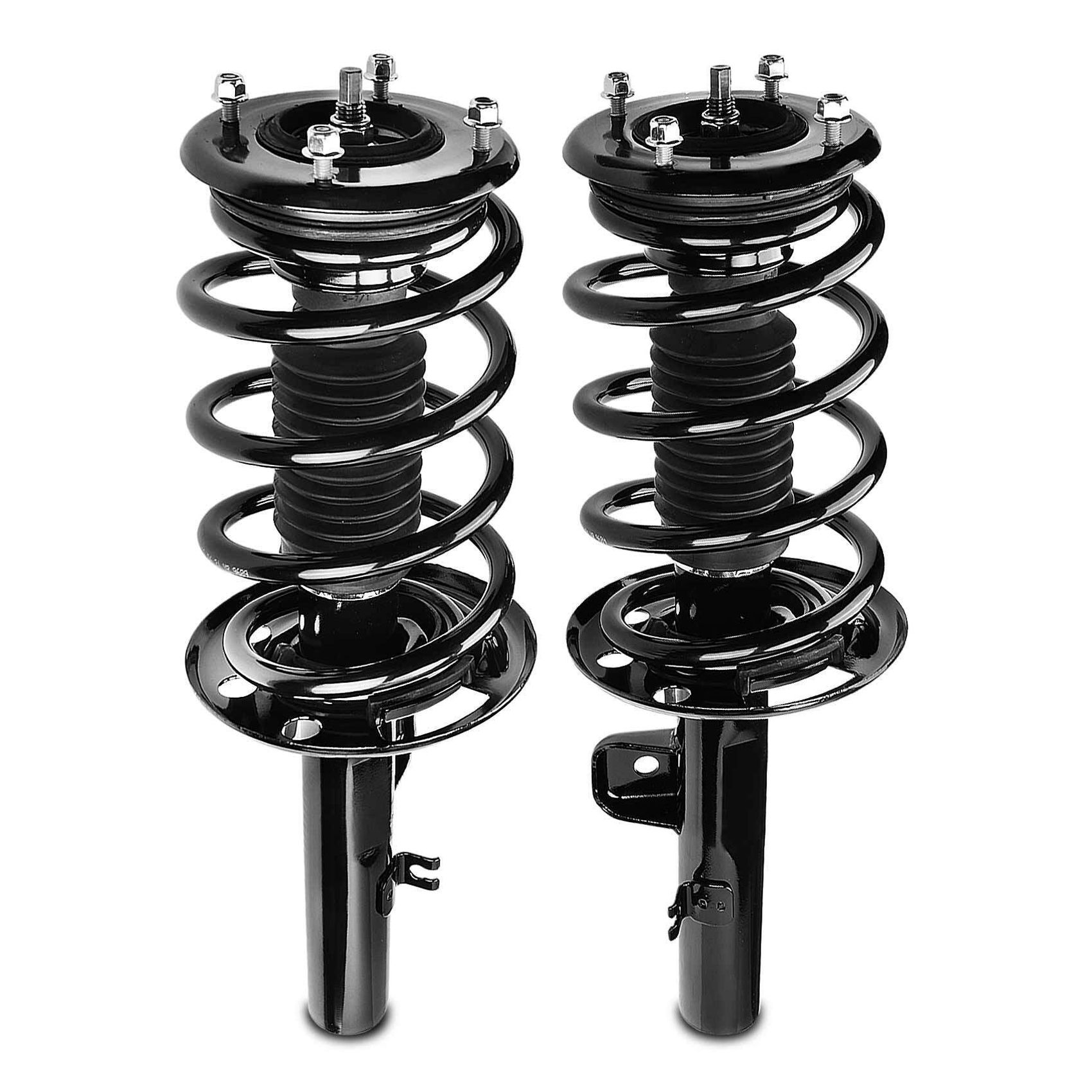 2Pcs Front L & R Complete Strut & Coil Spring Assembly For Lincoln MKS 2009 3.7L