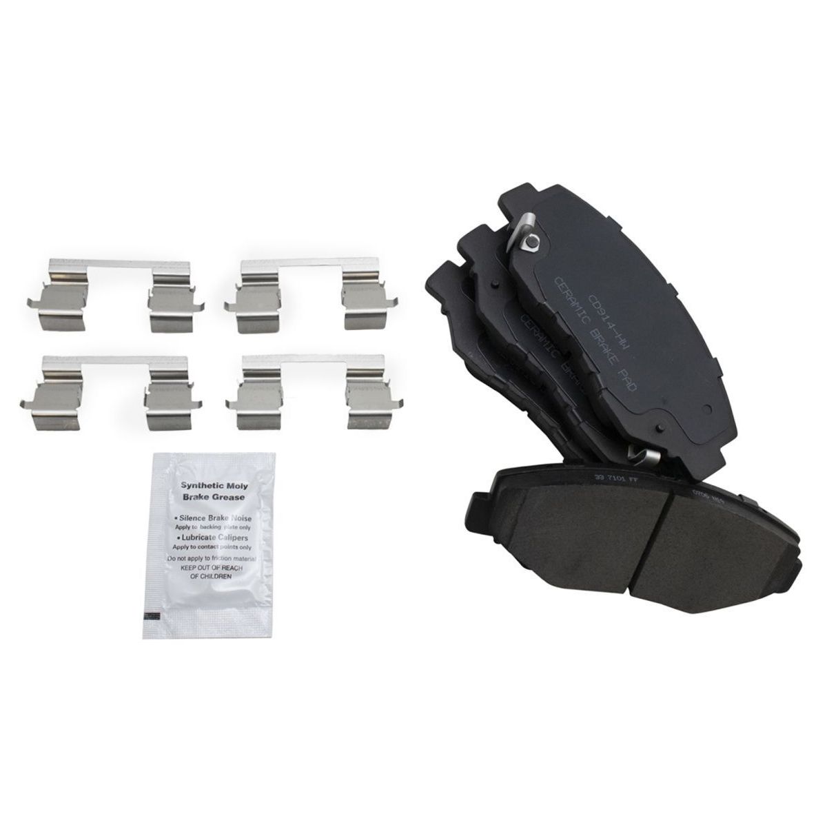 For 03-11 Element EX Premium Ceramic Brake Pad & Coated Rotor Set Front & Rear