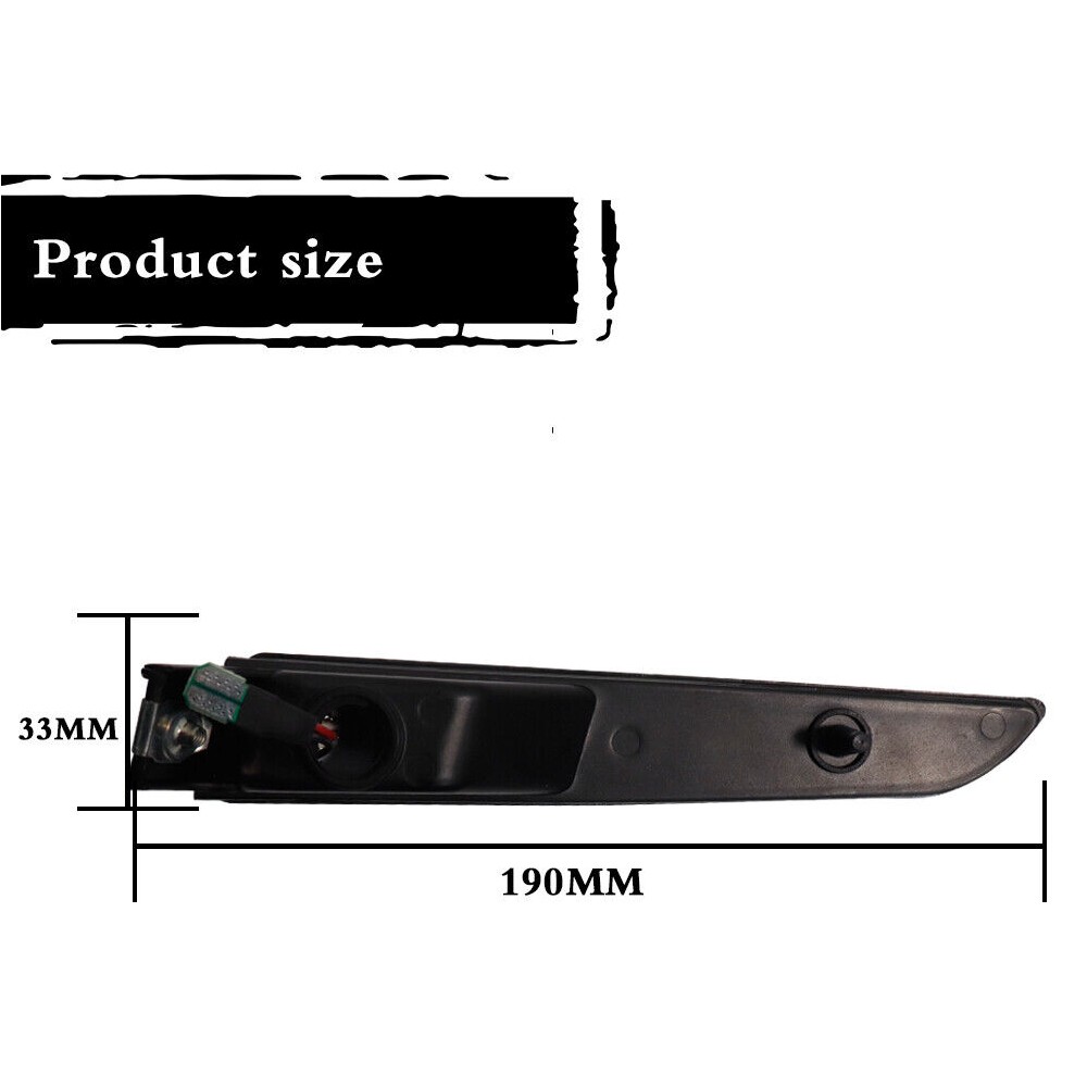Smoked LED Front Bumper Side Marker Signal Lights