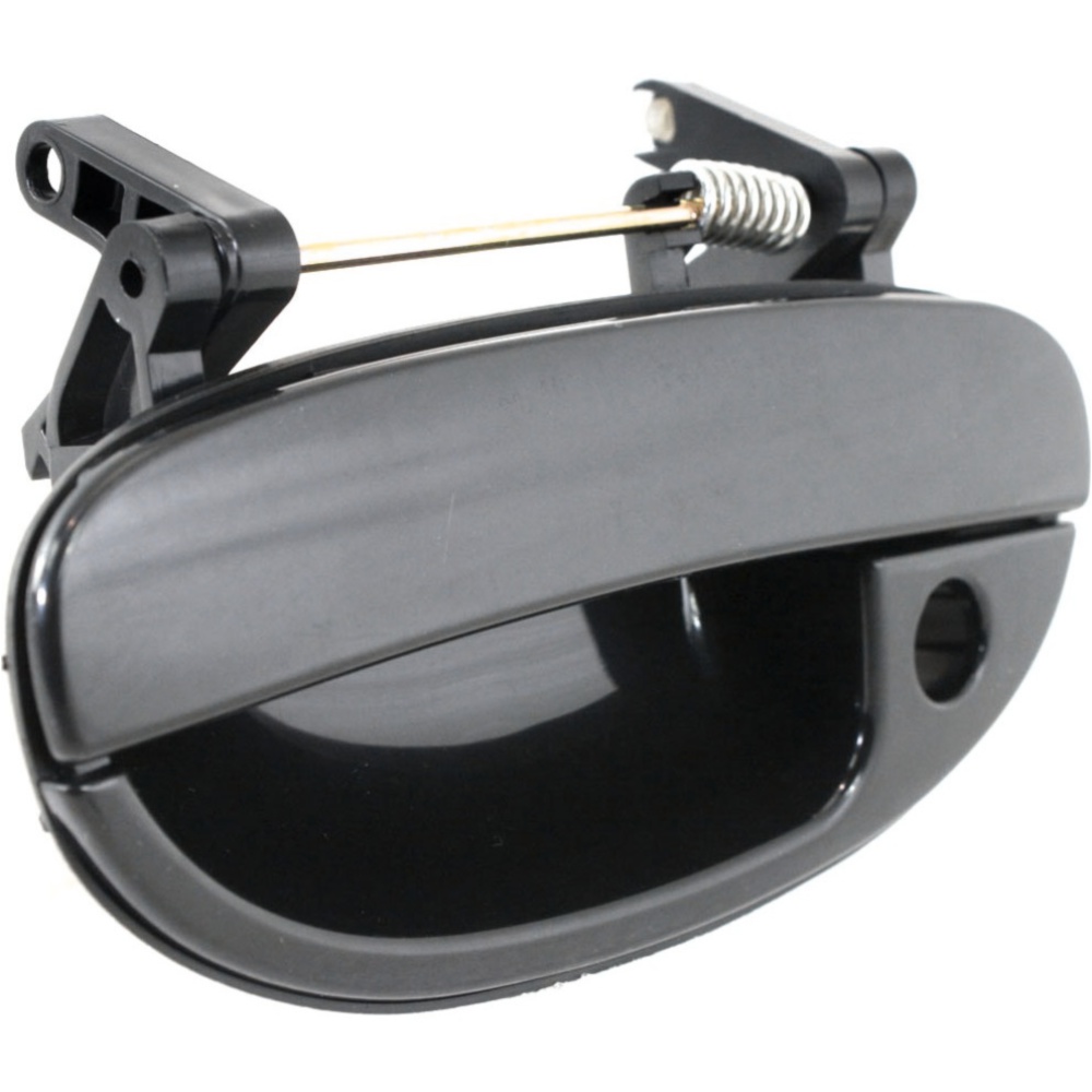 Exterior Door Handle For Daewoo 99-02 Nubira Front Driver Smooth Black Plastic