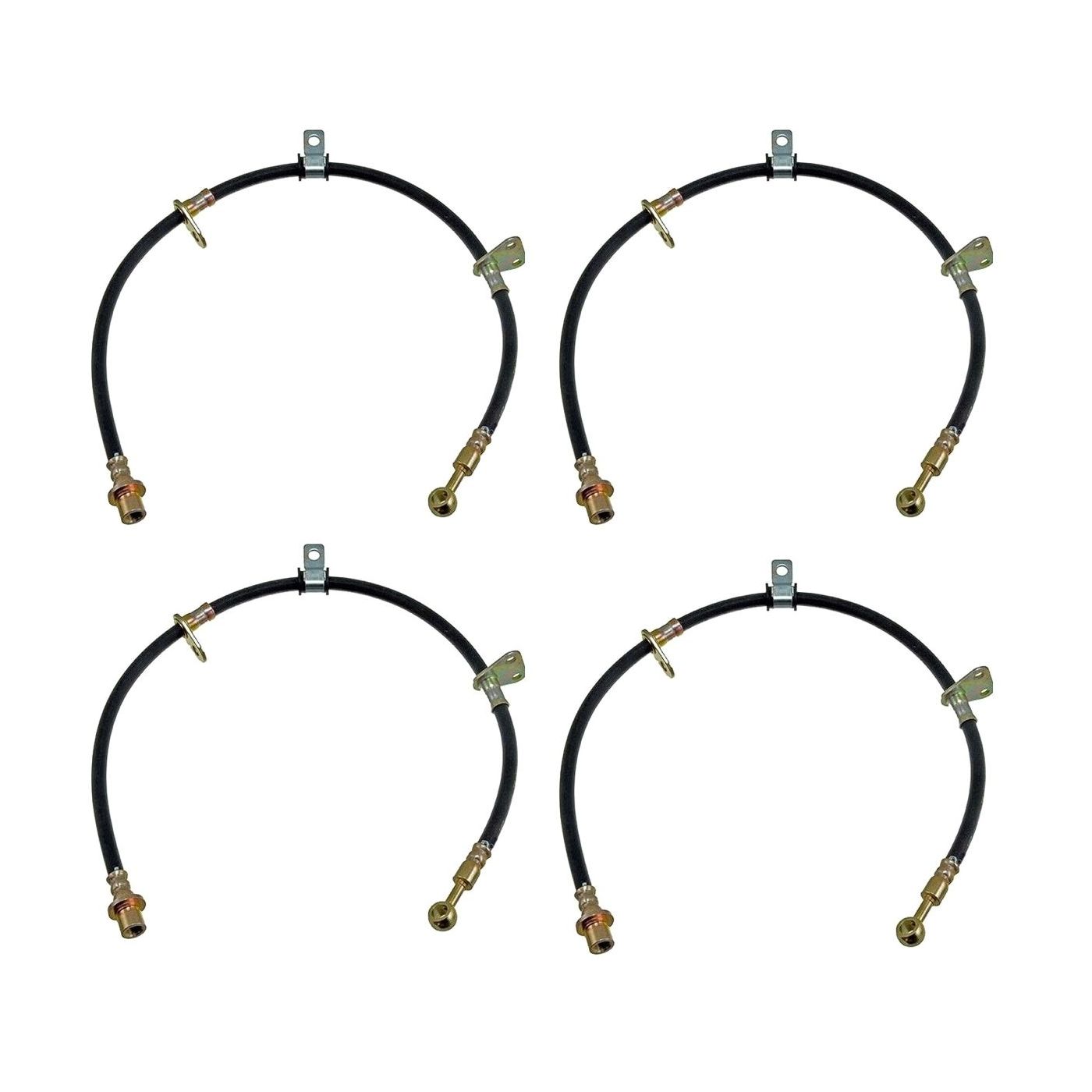 4 Sets Of - For 95-98 Odyssey Mini Passenger Van Brake Line Front Driver Left Side