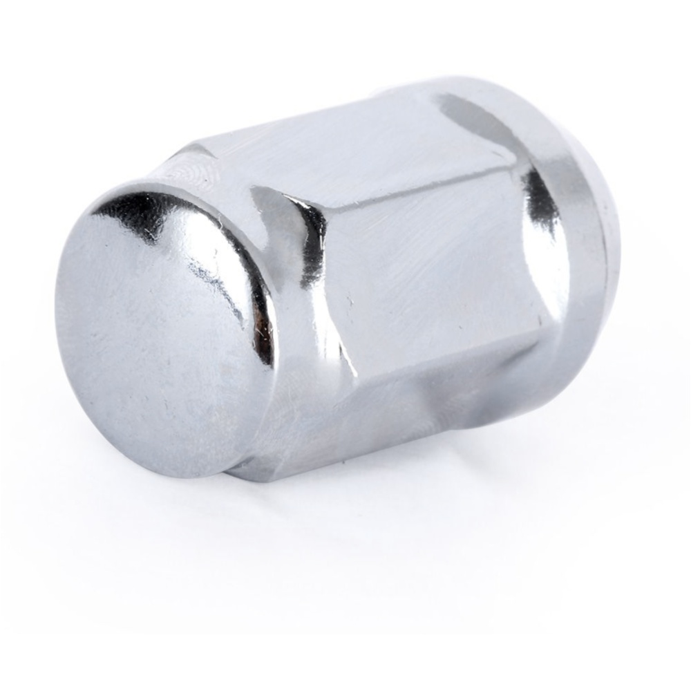 24-pcs 14x1.5 Chrome Closed Bulge Acorn Lug Nuts 1.395'' Tall For Chevy GMC