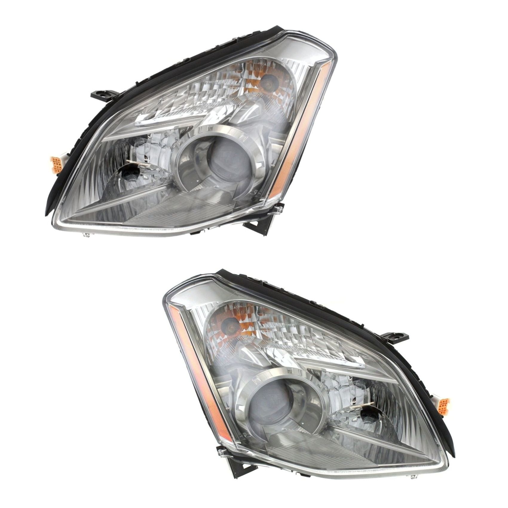Halogen Headlights Headlamps Left & Right Pair Set For 2008 Maxima Sedan