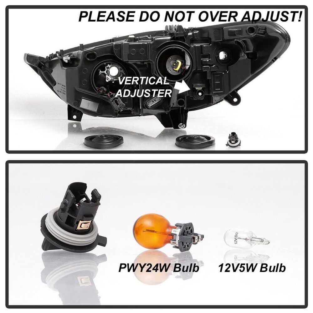 ! 2013-2016 Ford Fusion Headlight Light Passenger Right Side Halogen 13-16