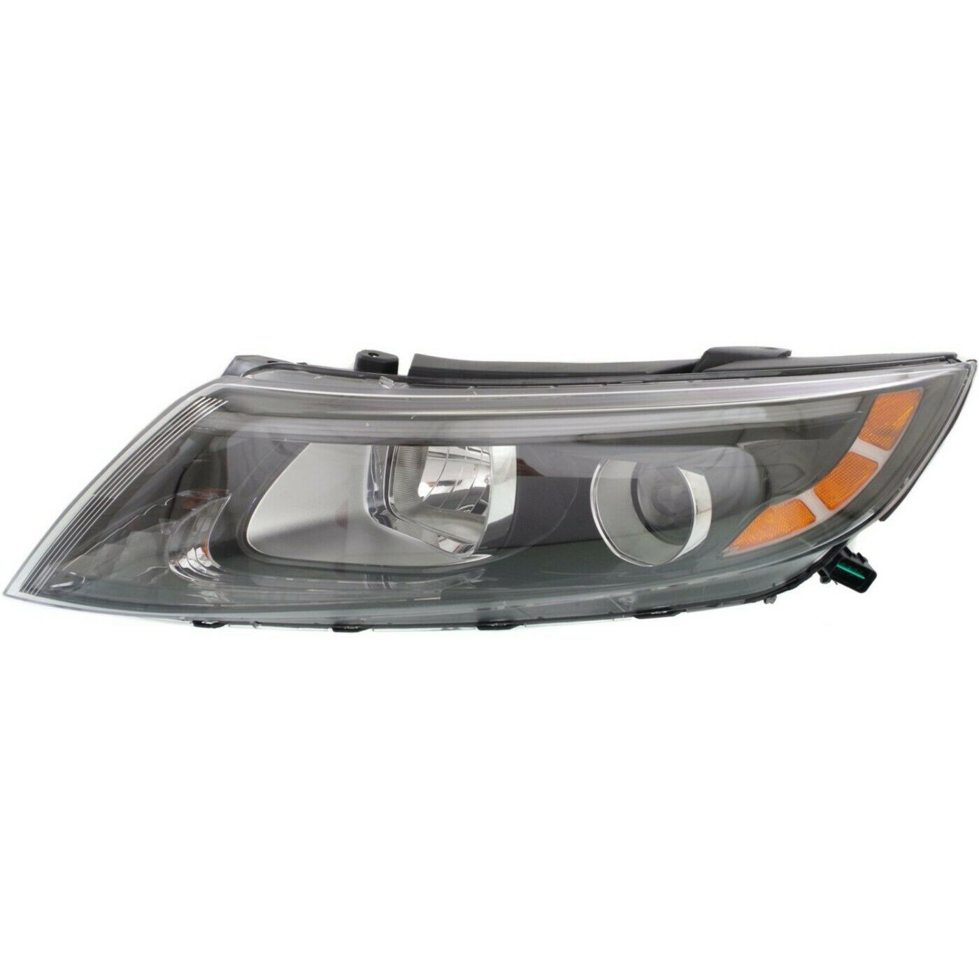 Headlight Set For 2014-15 Optima Sedan Left And Right Black Housing 2Pc