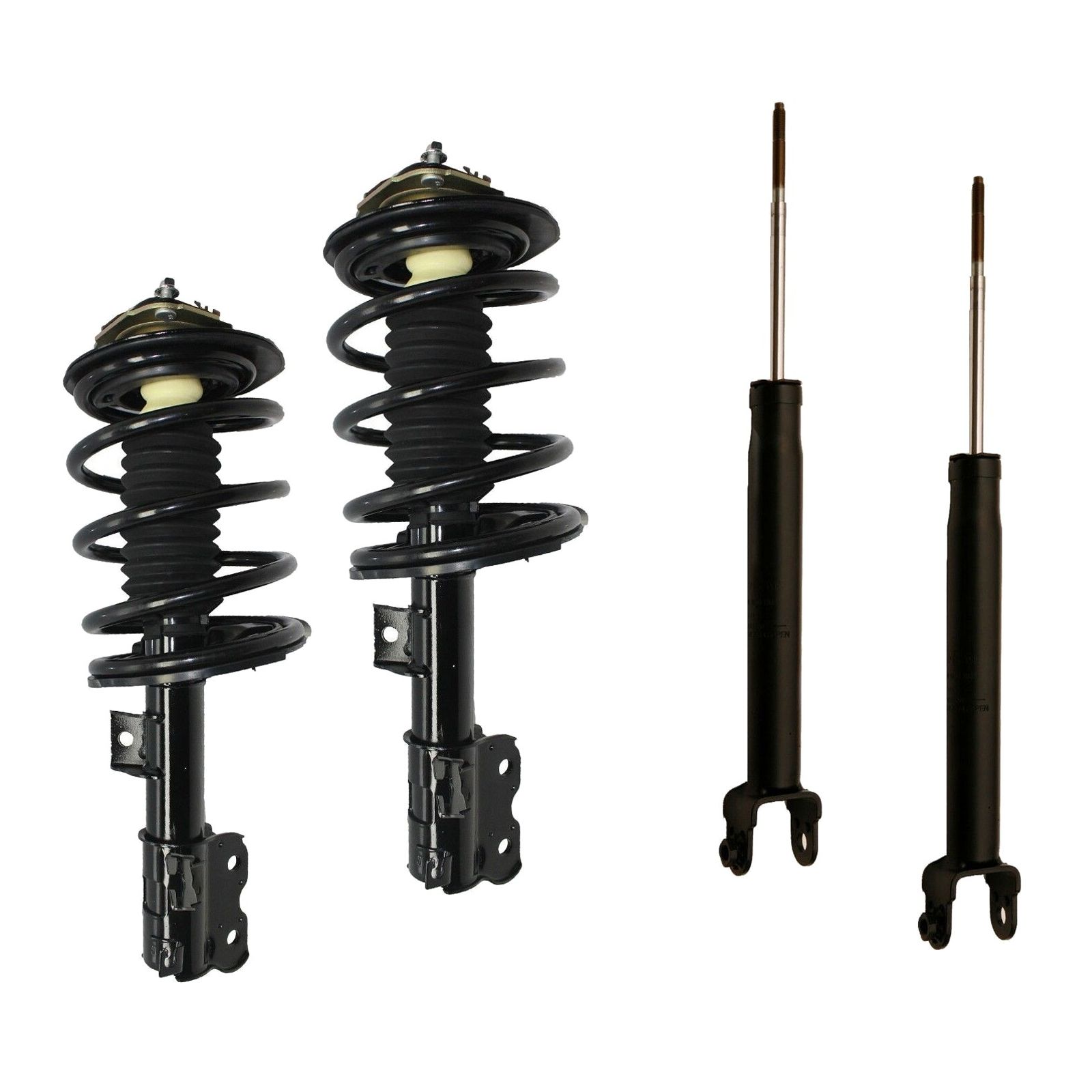 2 Front Complete Struts Springs + 2 Rear Shocks Fit 2002-2004 Nissan Altima 4cyl