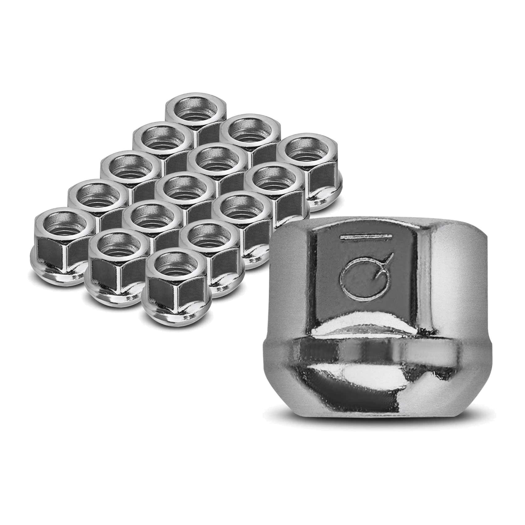 16x M12-1.5 Front Or Rear Wheel Lug Nut For Honda Accord Civic CRX Fit Acura CL