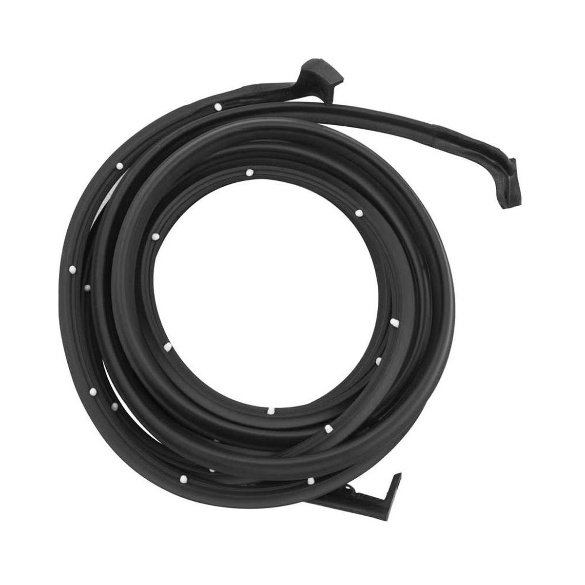 Door Frame Weatherstrip With Molded Ends For 55-57 Bel Air Convertible 2 Door