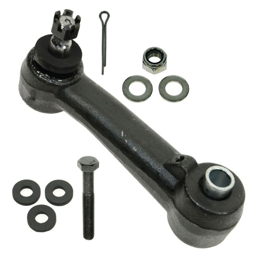 6pc Steering Kit Inner & Outer Tie Rod Ends W/ Idler Arms For Dodge Van
