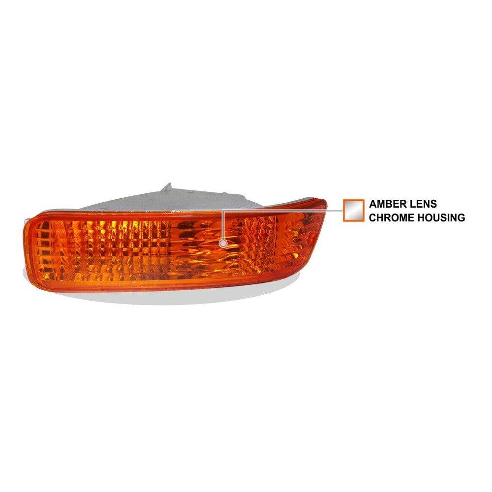 2 Sets Of - Amber Bumper Lights Signal Parking Lamps