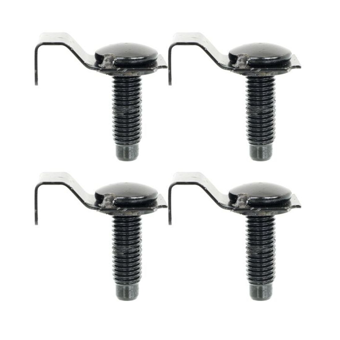 4 PCS - Set Bumper Face Bar Retainers Brackets Braces Mounting Kit Lower