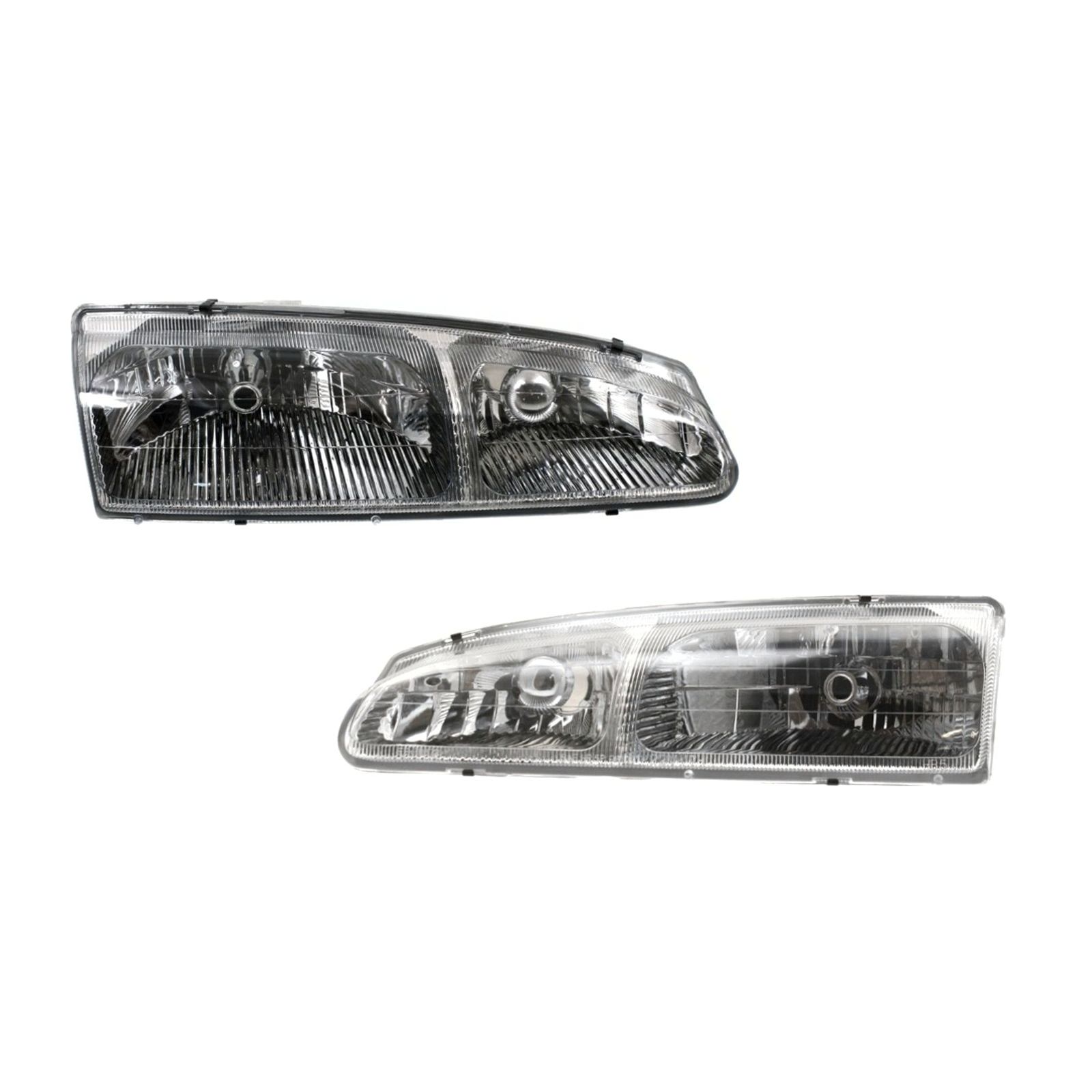 Headlight Set For 1996-97 Thunderbird 1996-97 Cougar LH RH W/ Bulb