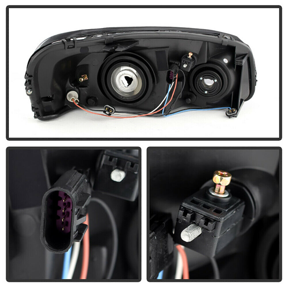 For 05-07 Terraza 05-09 Uplander 05-09 Montana 05-07 Relay Black Headlight SET