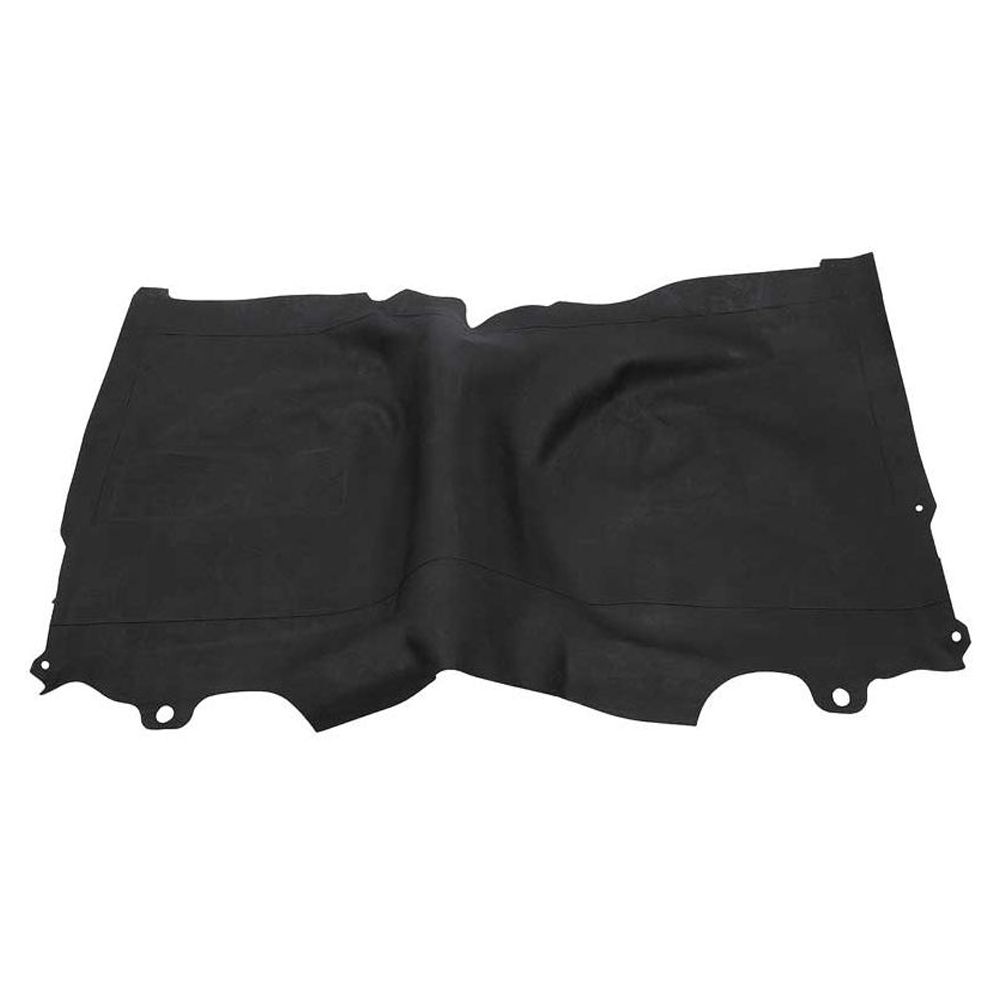 Black Rubber Floor Mat With Large Hump For 1975-1980 K10 Custom Deluxe Trucks