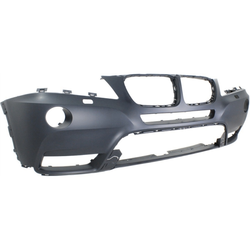 Front Bumper Cover For BMW 2011-2014 X3 X3 W/ Fog Lamp Holes Primed
