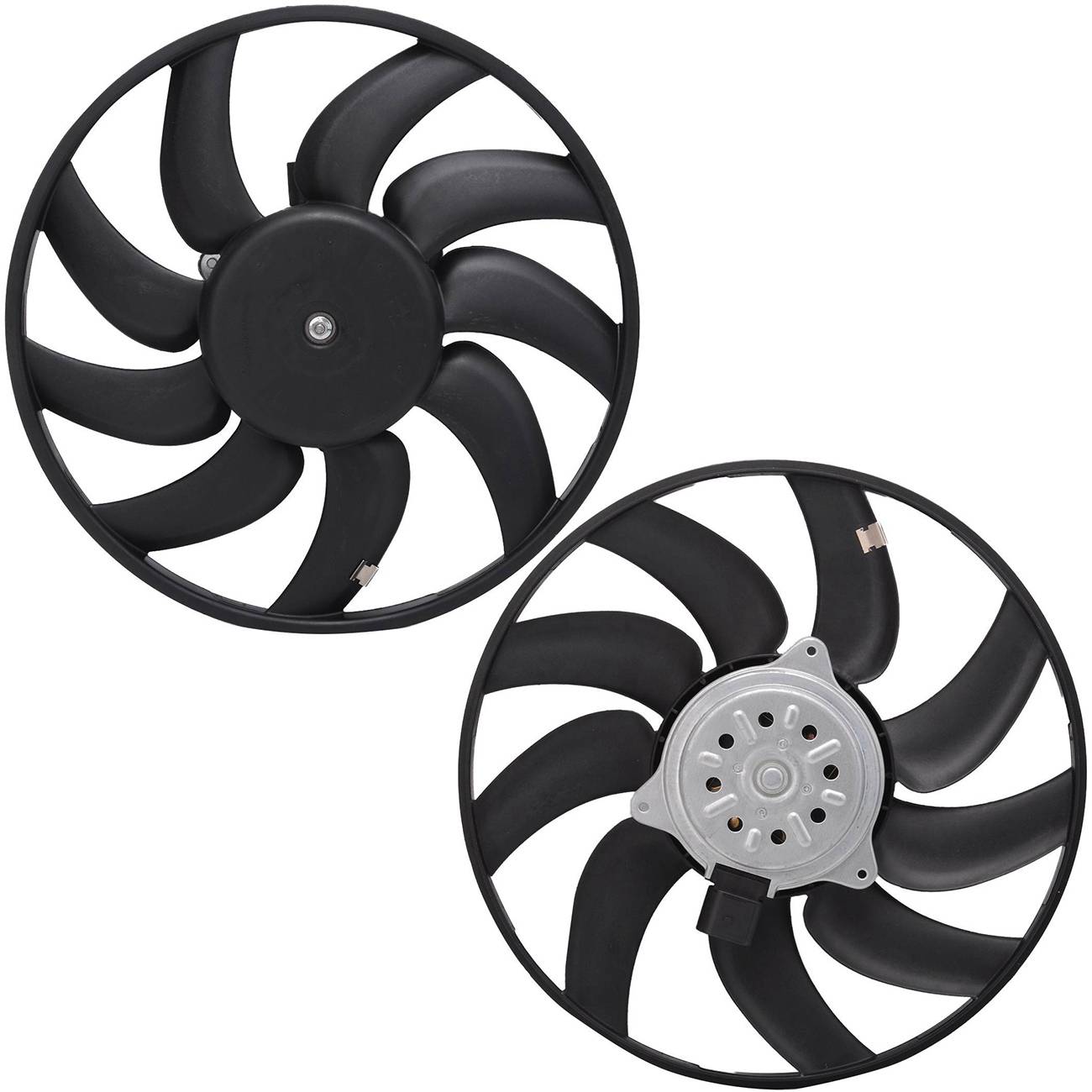 A/C Condenser Engine Cooling Fan Right Passenger For 2008-2015 Audi 200W