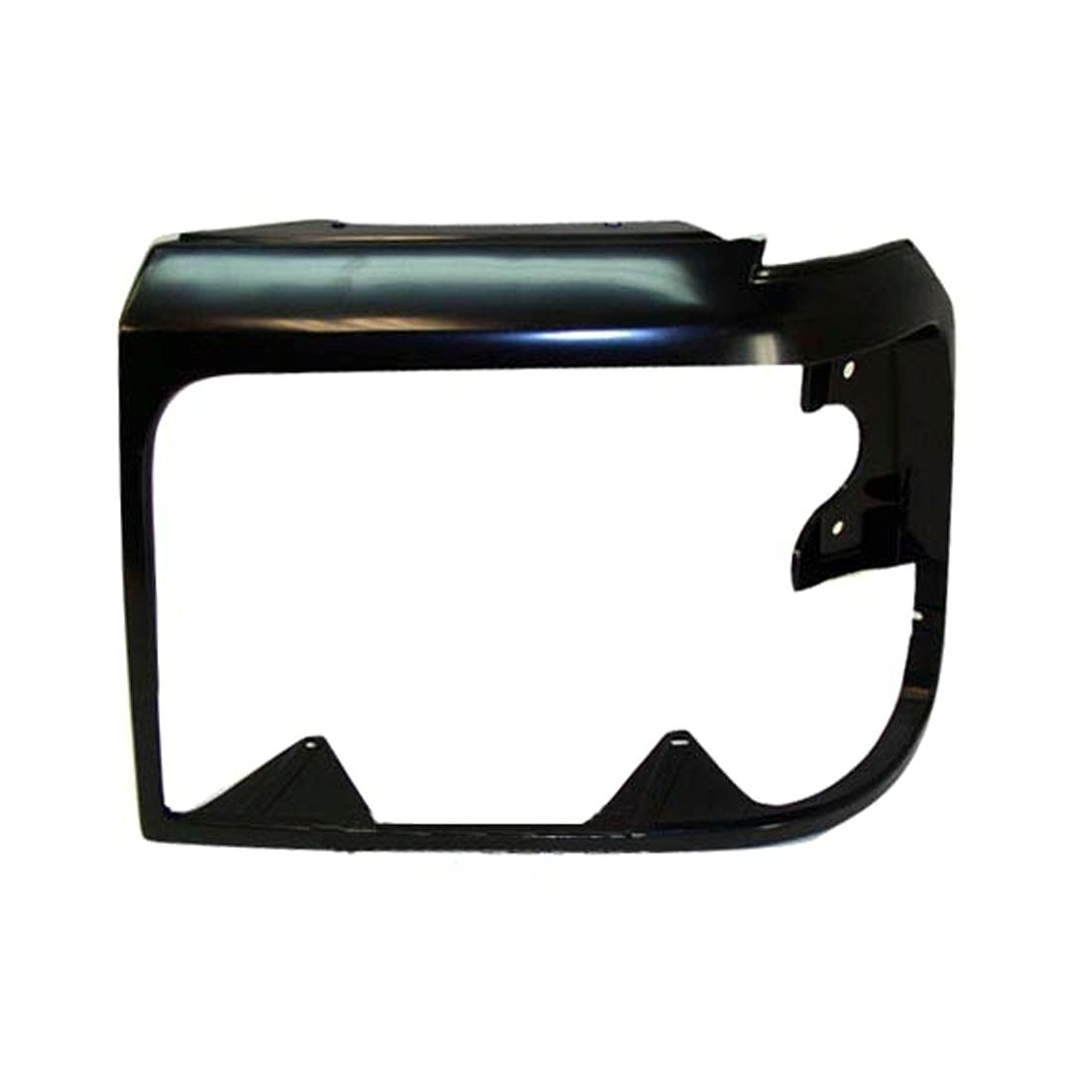 For 92-96 Ford F-150 Extended Cab Pickup Headlight Door Bezel Painted Blk Left