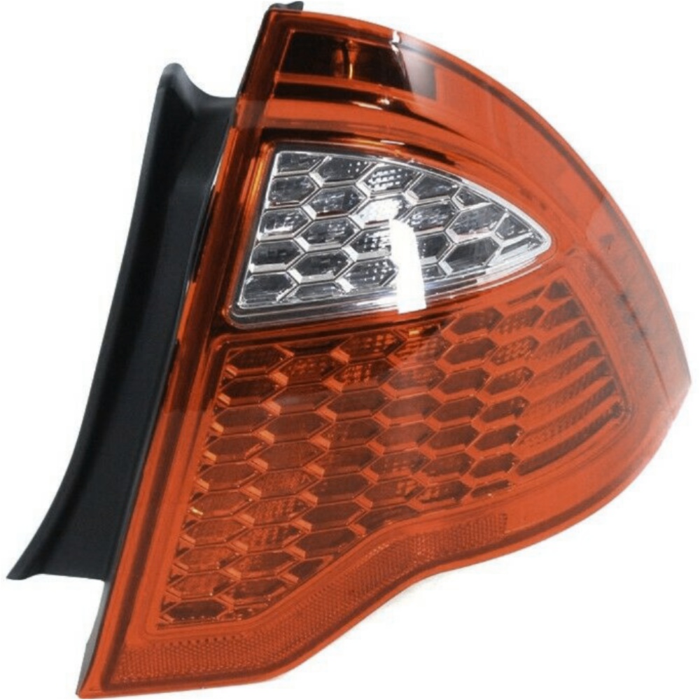 Halogen Tail Light For 2010-2012 Ford Fusion Sedan Right Clear & Red Lens
