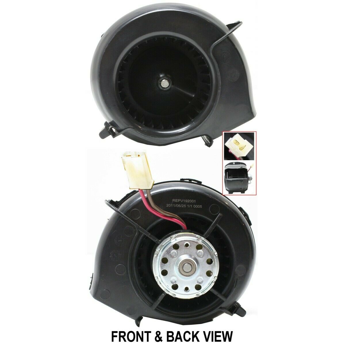 Blower Motor Front For Audi Volkswagen 321820015B