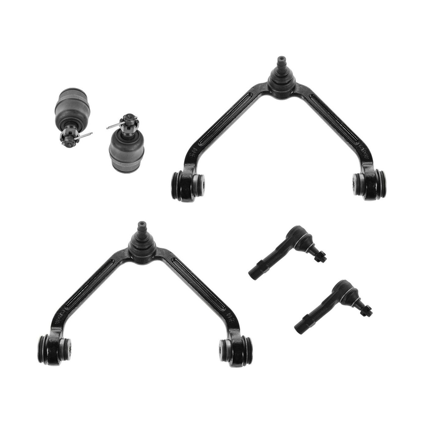 Control Arm Ball Joint Tie Rod Steering Suspension Kit Set 6pc For