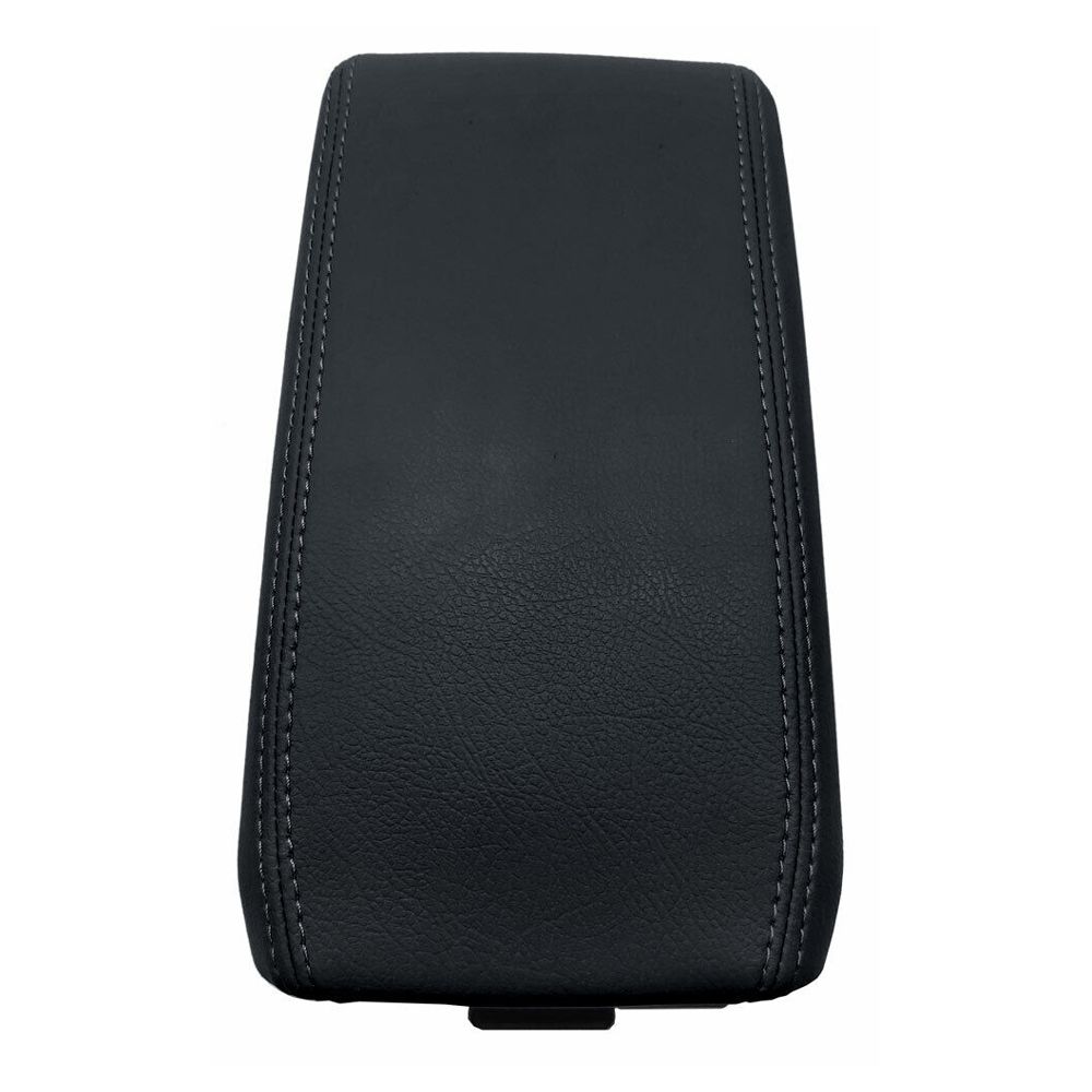 Console Console Lid Armrest Cover PVC Leather For Subaru 03-08 Forester Black