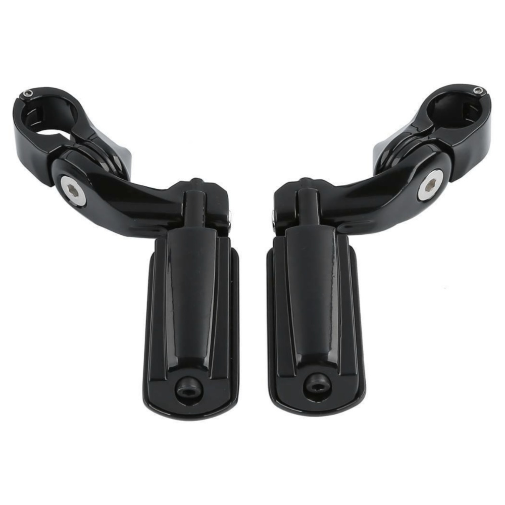 1.25" 1 1/4" Highway Foot Pegs For Harley-Davidson Honda Kawasaki Road US