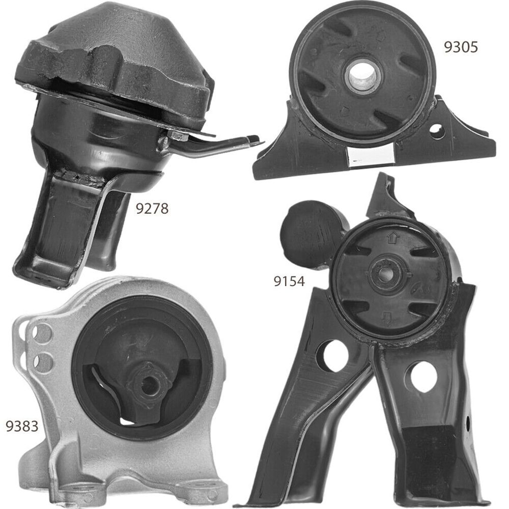 Engine Mounts & Transmission Mount 4PCS Set For 04-07 Mitsubishi Galant V6-3.8L