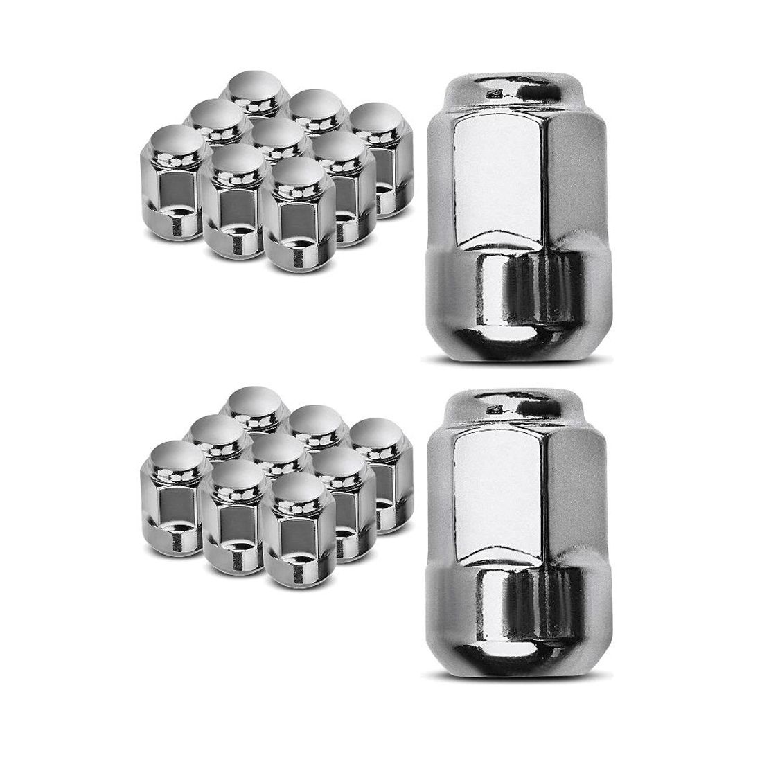 20 PCS - M12-1.5 Wheel Lug Nut For Honda Accord Civic CR-V Acura CL TL EL Isuzu Oasis